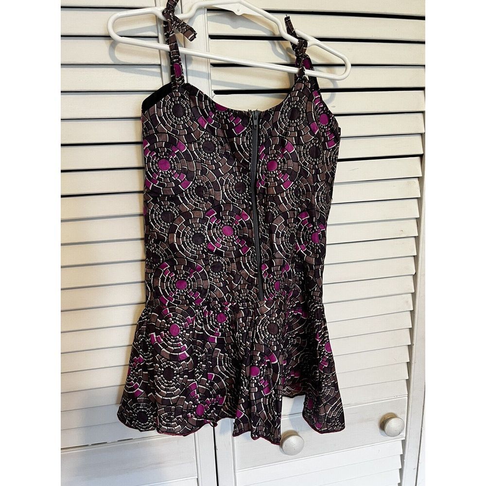 NIGERIAN AFRICAN Kids Girls Dress Size 3T Handmade‎ Drop Waist Sleeveless
